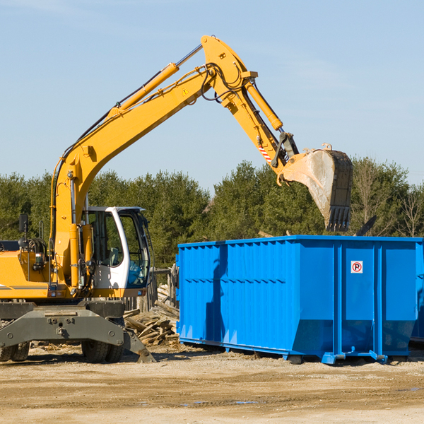 what size residential dumpster rentals are available in Princeton